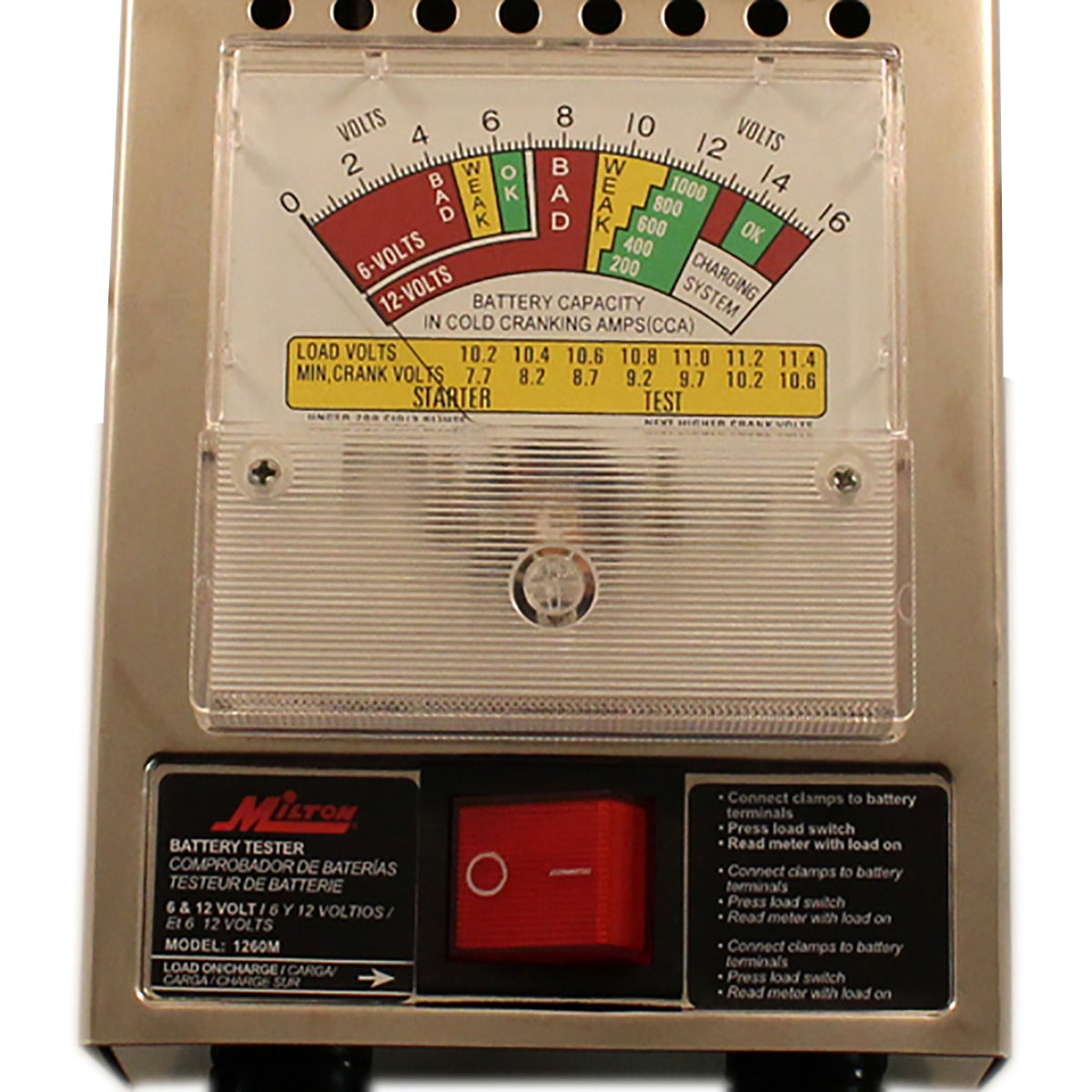 120 AMP Battery Tester for 6/12V Batteries