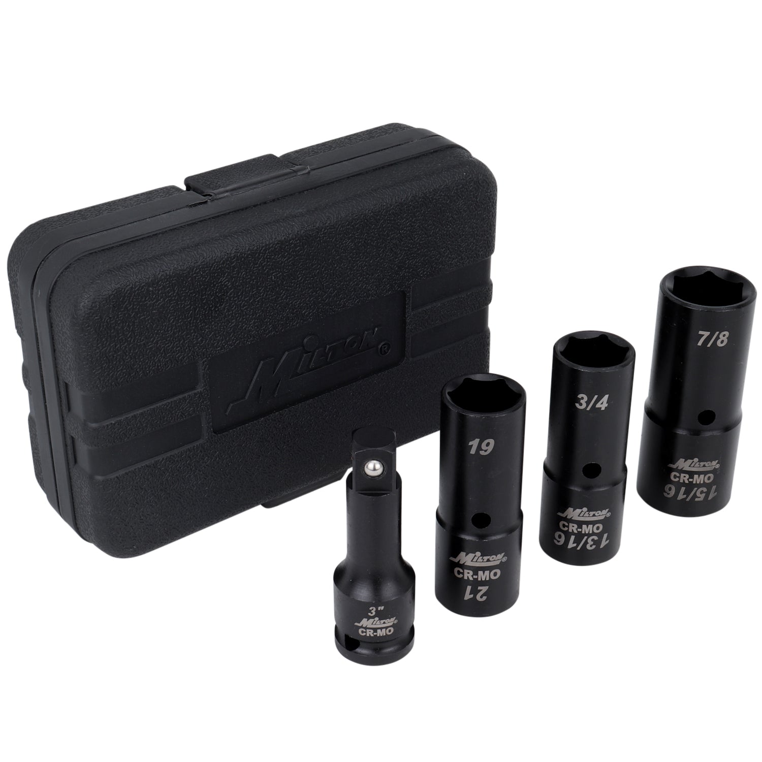1300-SS-10 - 1/2 Dr. Deep Thin Wall Flip Socket Set, 4 pcs