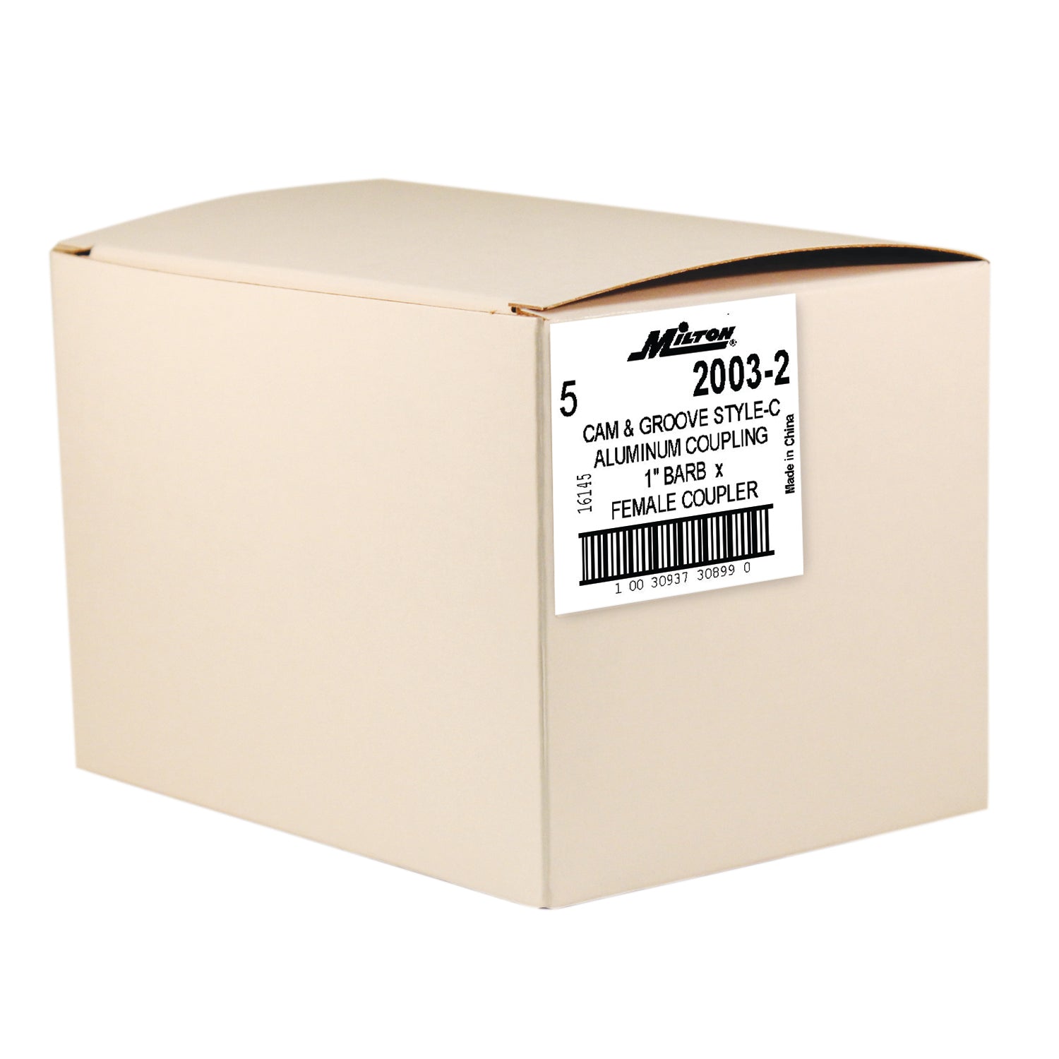 Hose Barb C-Style Cam and Groove Coupler