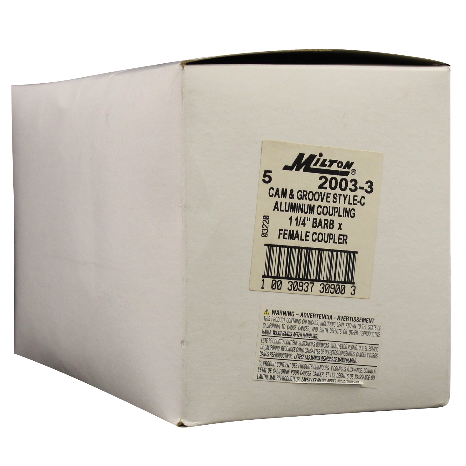 Hose Barb C-Style Cam and Groove Coupler