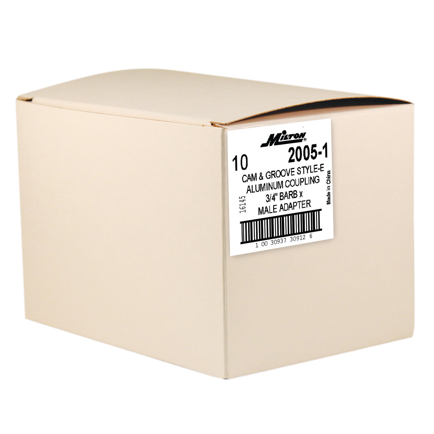 Hose Barb E-Style Cam and Groove Coupler