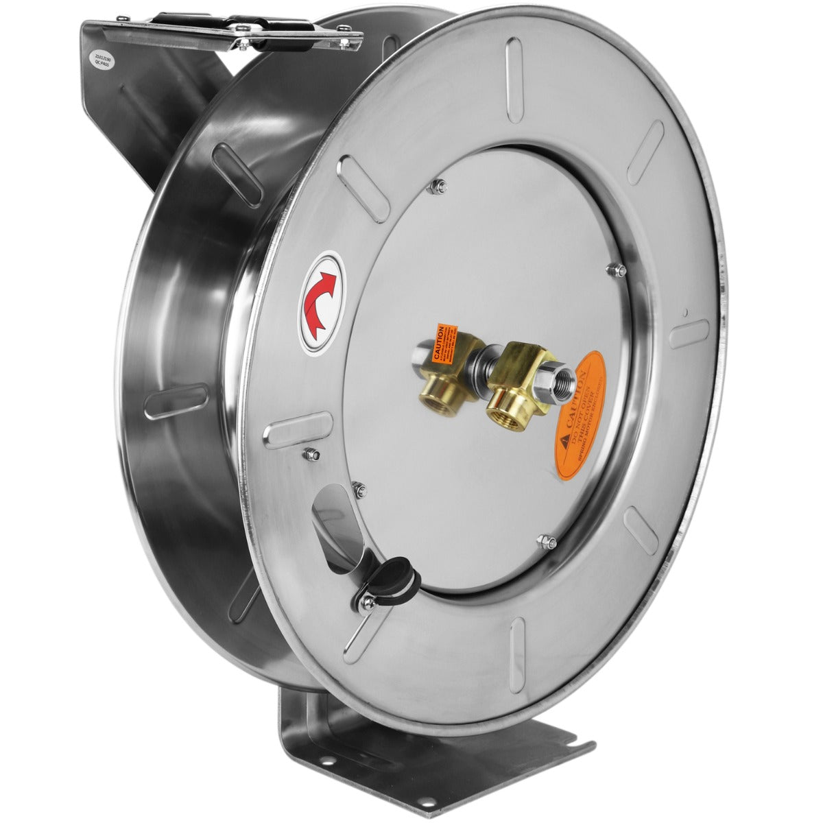 Industrial Stainless Steel Hose Reel Retractable, 1/2