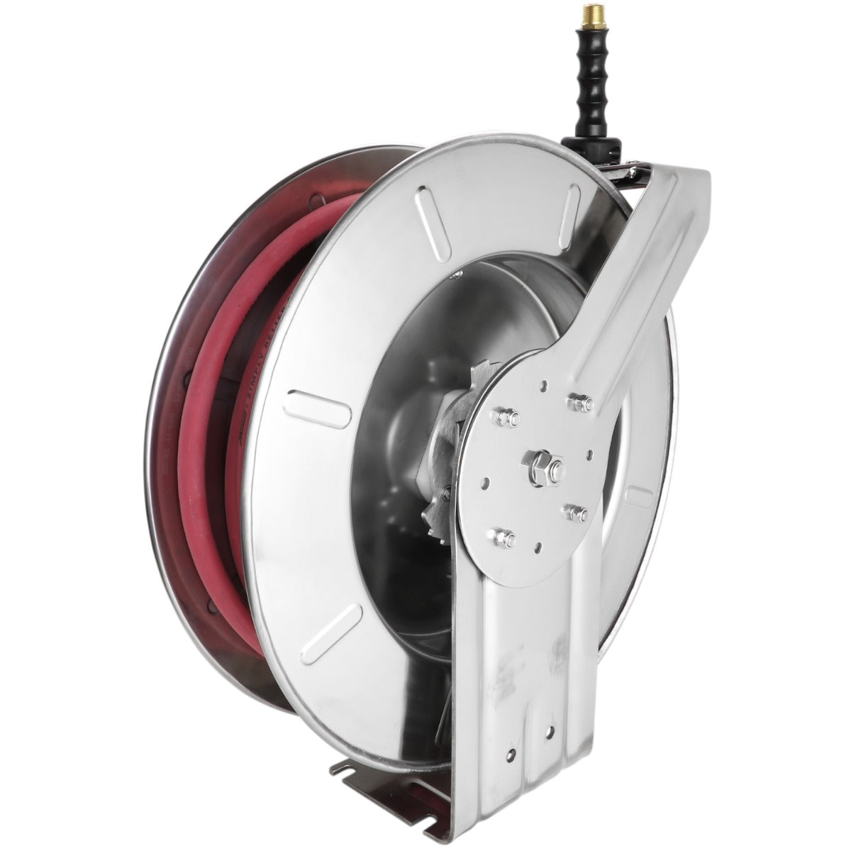 Industrial Stainless Steel Hose Reel Retractable, 1/2