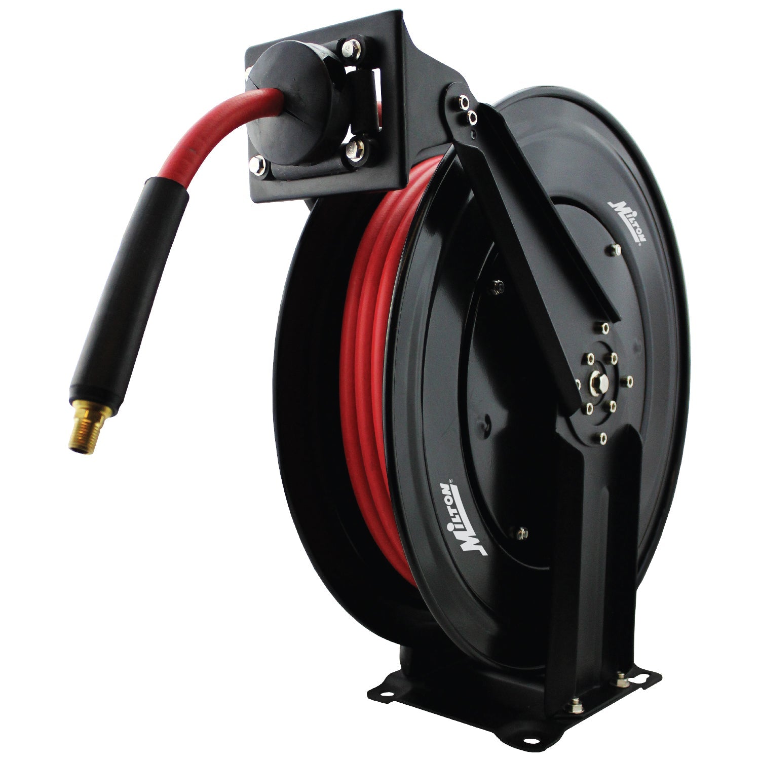 Steel Dual Arm Auto-Retractable Hose Reel, 3/8