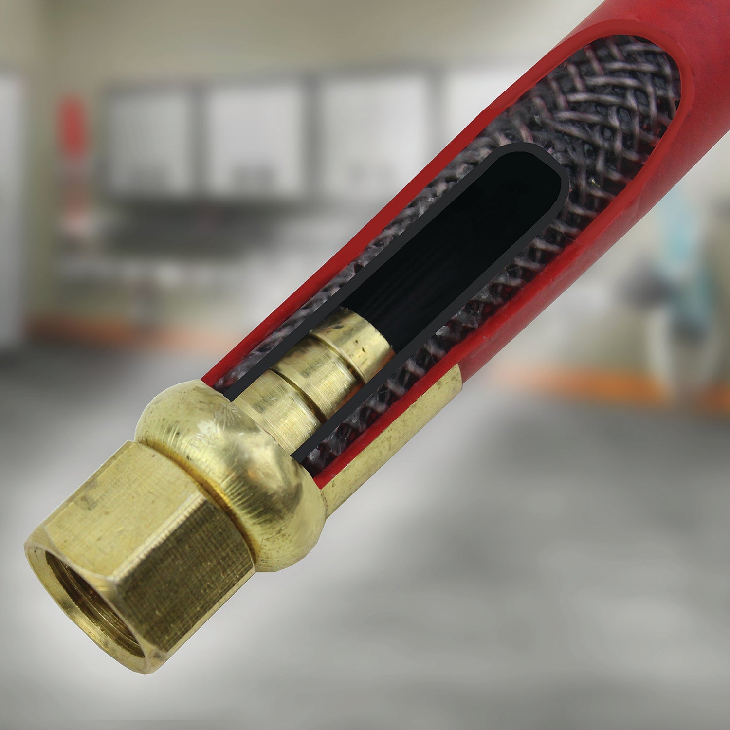 Steel Dual Arm Auto-Retractable Hose Reel, 3/8