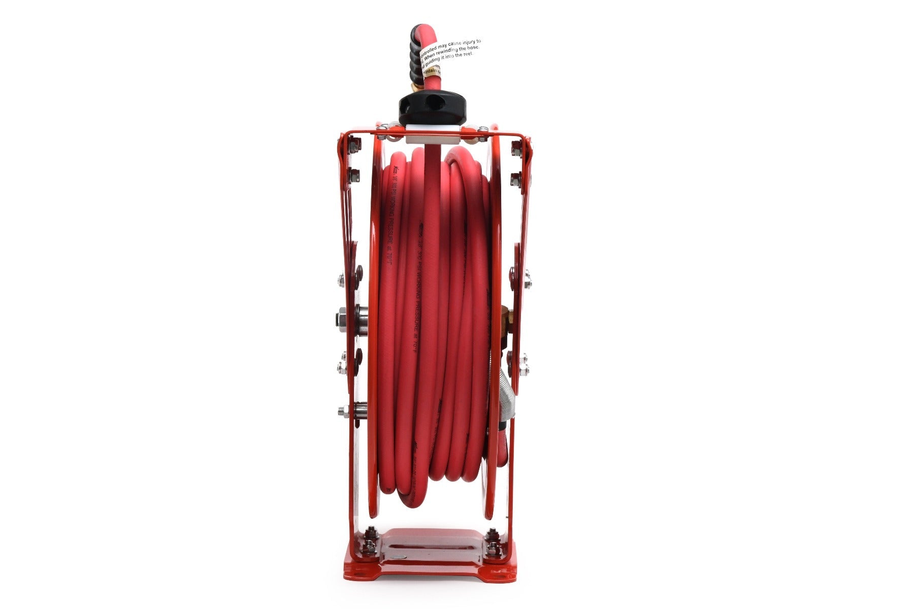 Industrial Auto-Retracting Hose Reel w/ EPDM Rubber Hose, 300 PSI