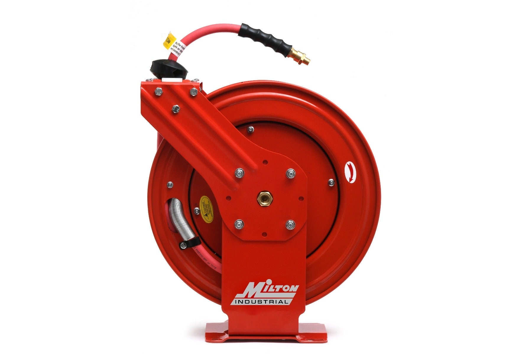 Industrial Auto-Retracting Hose Reel w/ EPDM Rubber Hose, 300 PSI