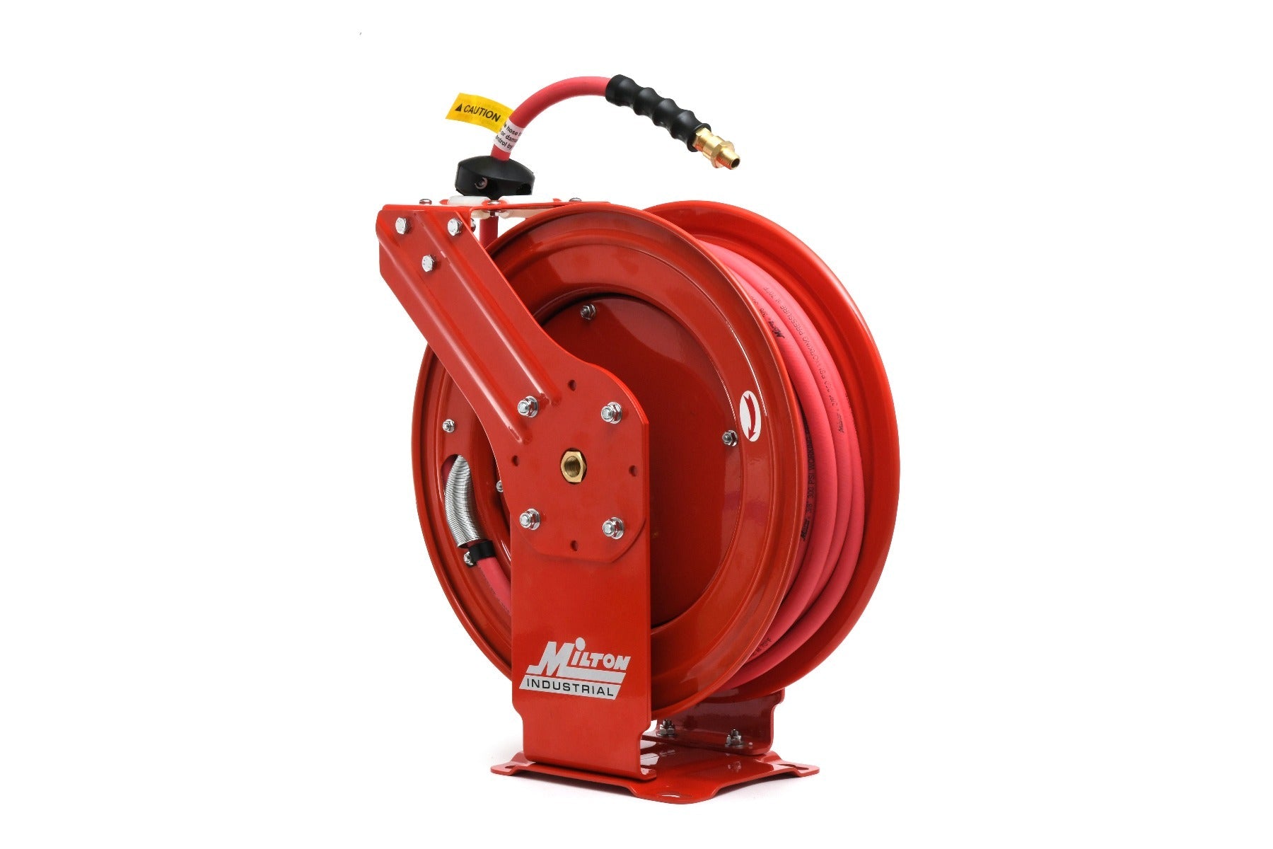 Industrial Auto-Retracting Hose Reel w/ EPDM Rubber Hose, 300 PSI