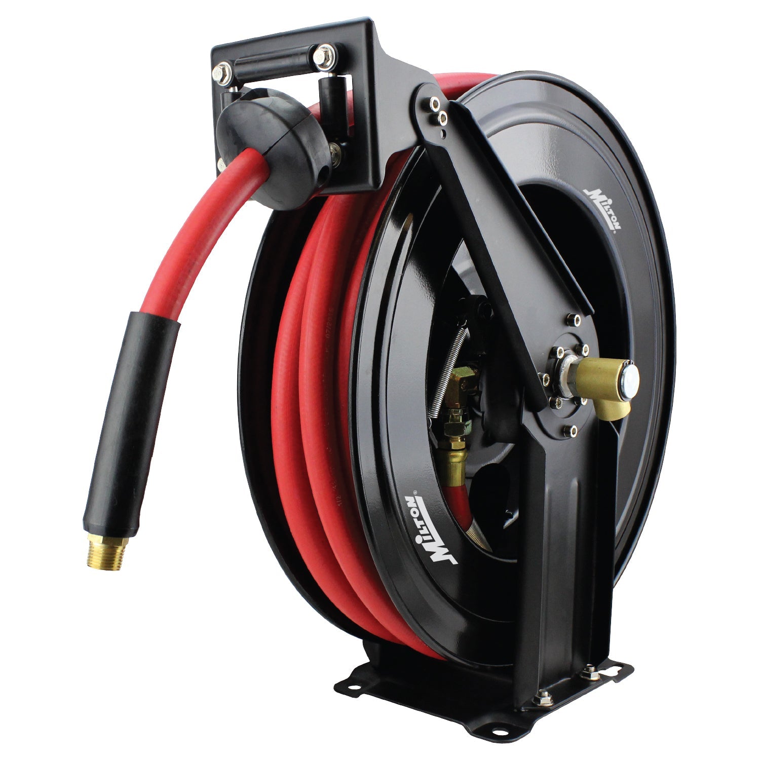 Steel Dual Arm Auto-Retractable Hose Reel, 1/2