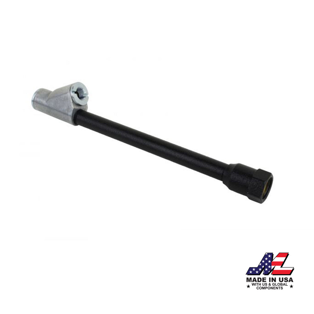 Dual Foot Straight Lock-On Chuck Matte Black Poly Finish, 1/4