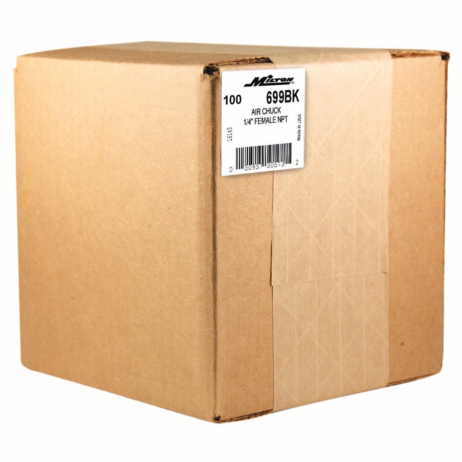 Closed Ball Single-Head Locking Air Chuck w/Grip, 1/4