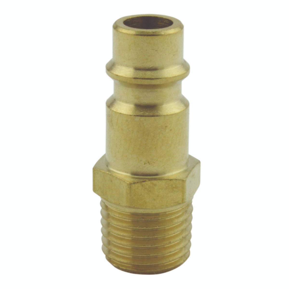 HIGHFLOWPRO® V-Style/Euro Interchange Brass Air Plug Fitting (High Volume Low Pressure Application)