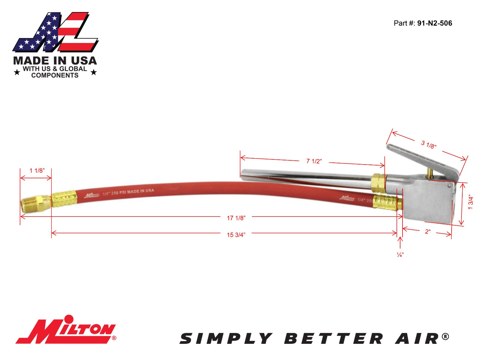 Analog Bayonet Dunnage Bag Inflator 12