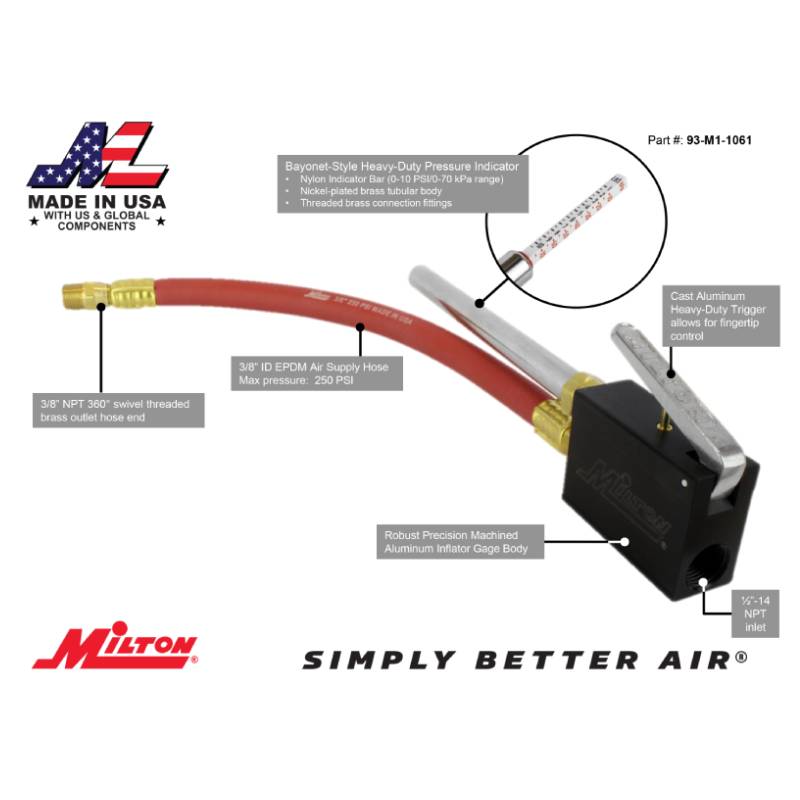 Analog Bayonet Dunnage Bag Inflator 15