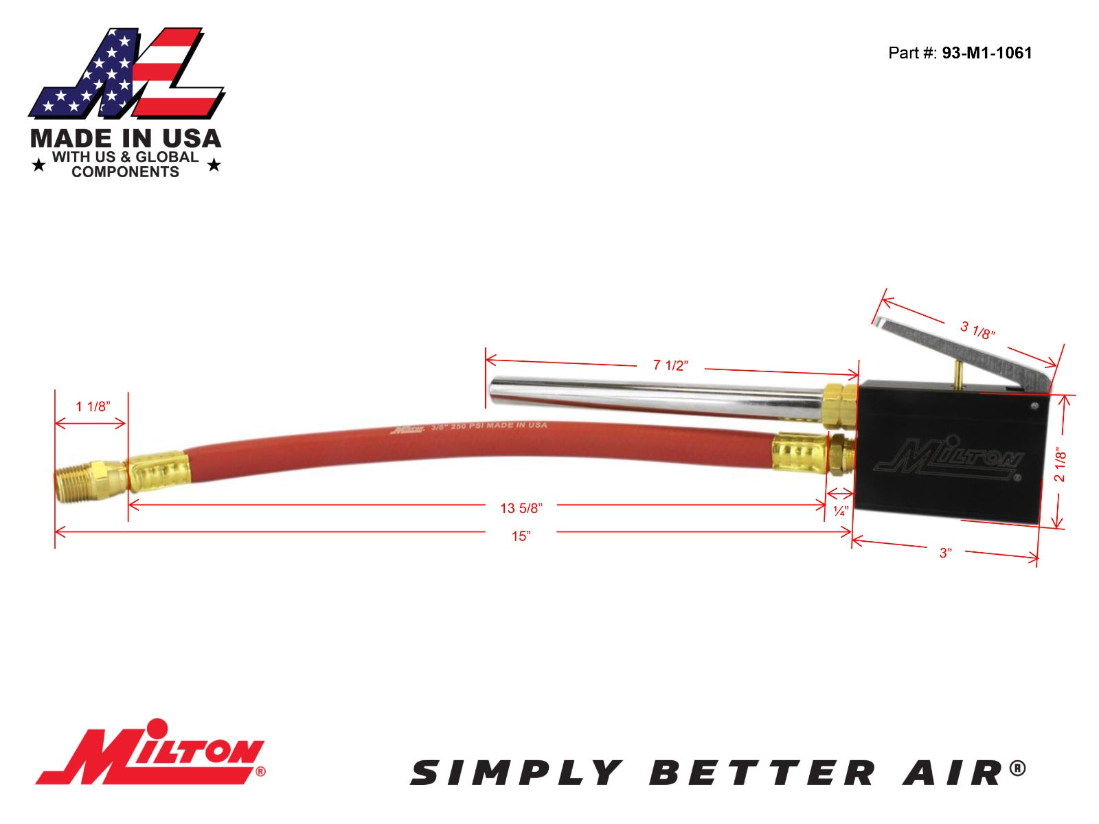 Analog Bayonet Dunnage Bag Inflator 15