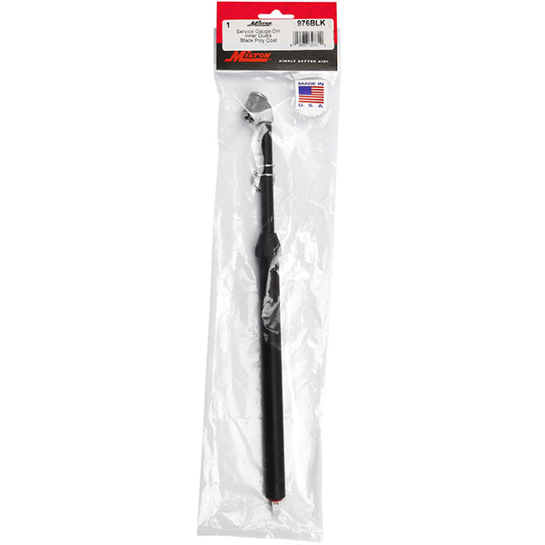 Dual Head Angled Chuck Service Gauge, Matte Black Poly Finish -13