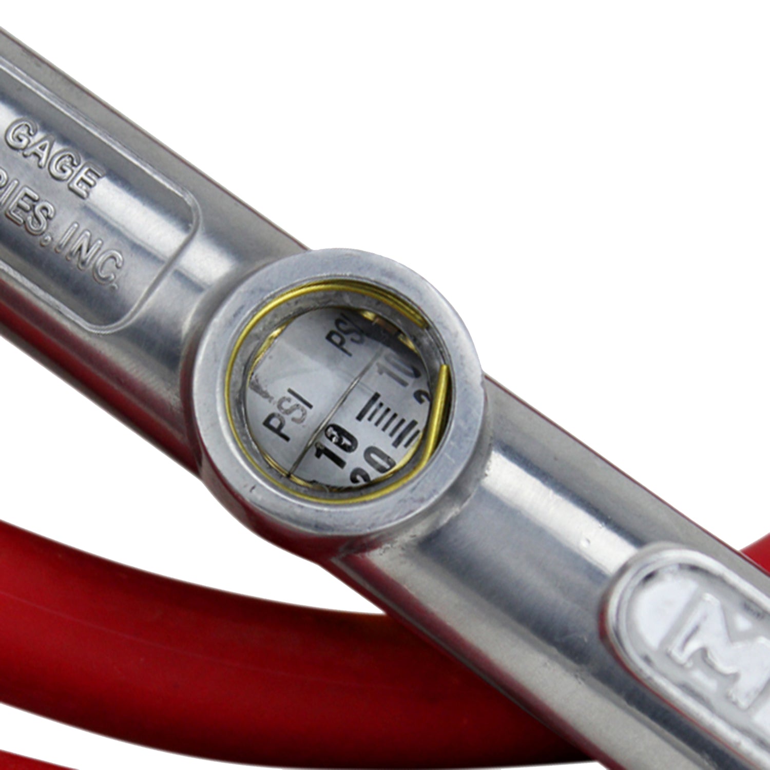 Milton® Tire Inflator Gauge with Dual-Head Straight Foot Air Chuck 5 Foot Air Hose 10-160 PSI