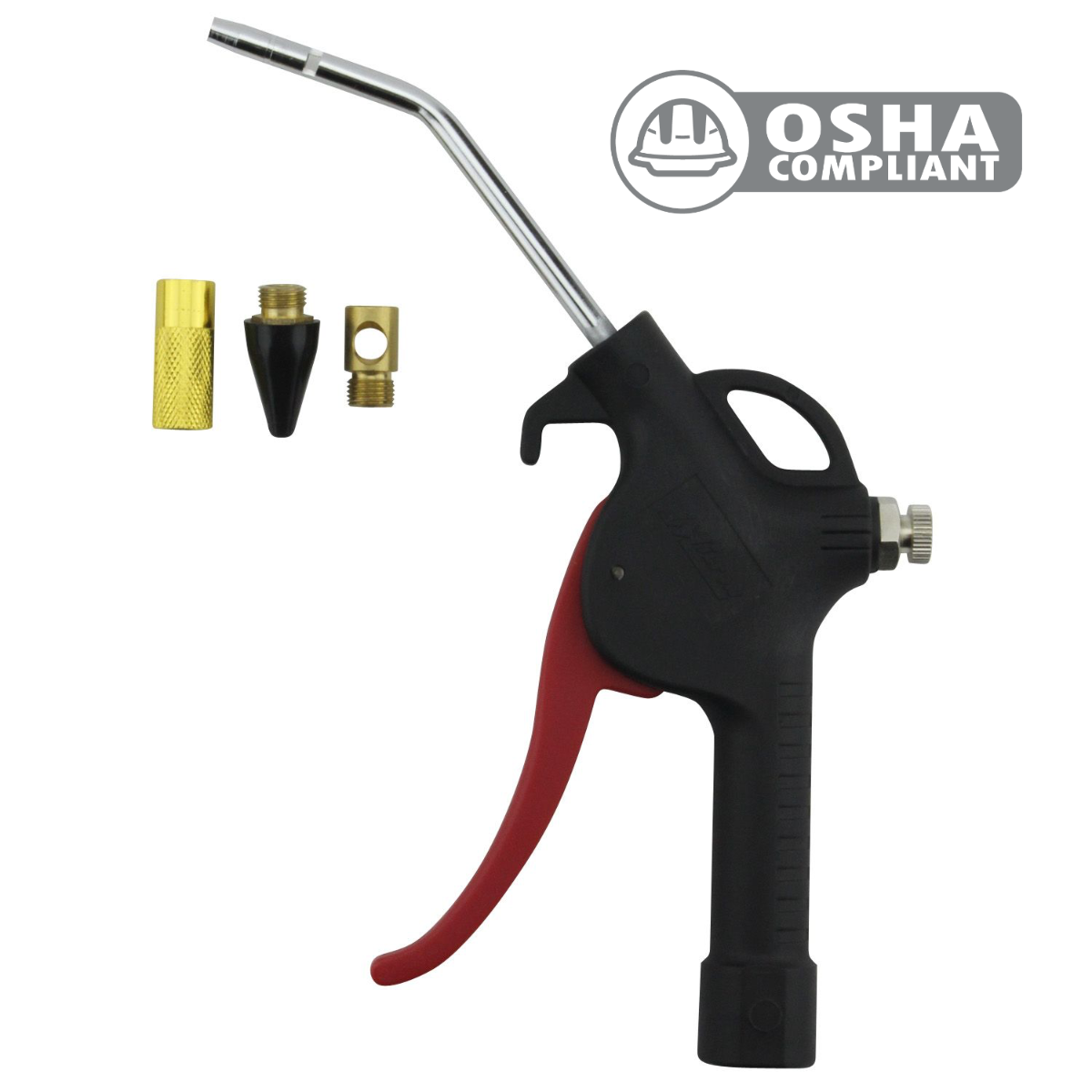 Pistol Grip Blow Gun Kit, Safety Tip Nozzle and KWIK-CHANGE® Universal Tip System (4-Piece)