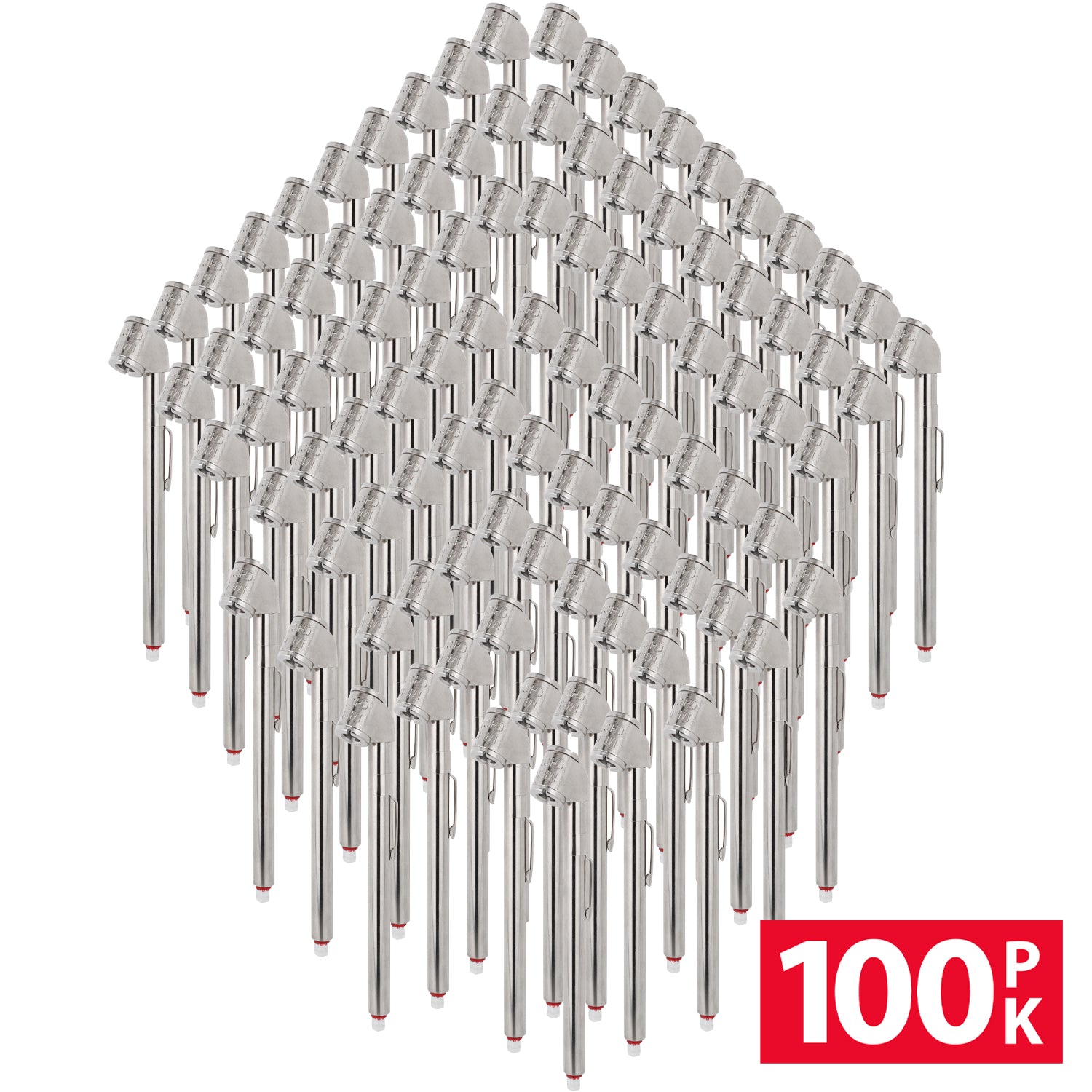 Tire Pressure Gauge, 20-120 PSI Dual Head Truck Air Chuck(Box of 100)