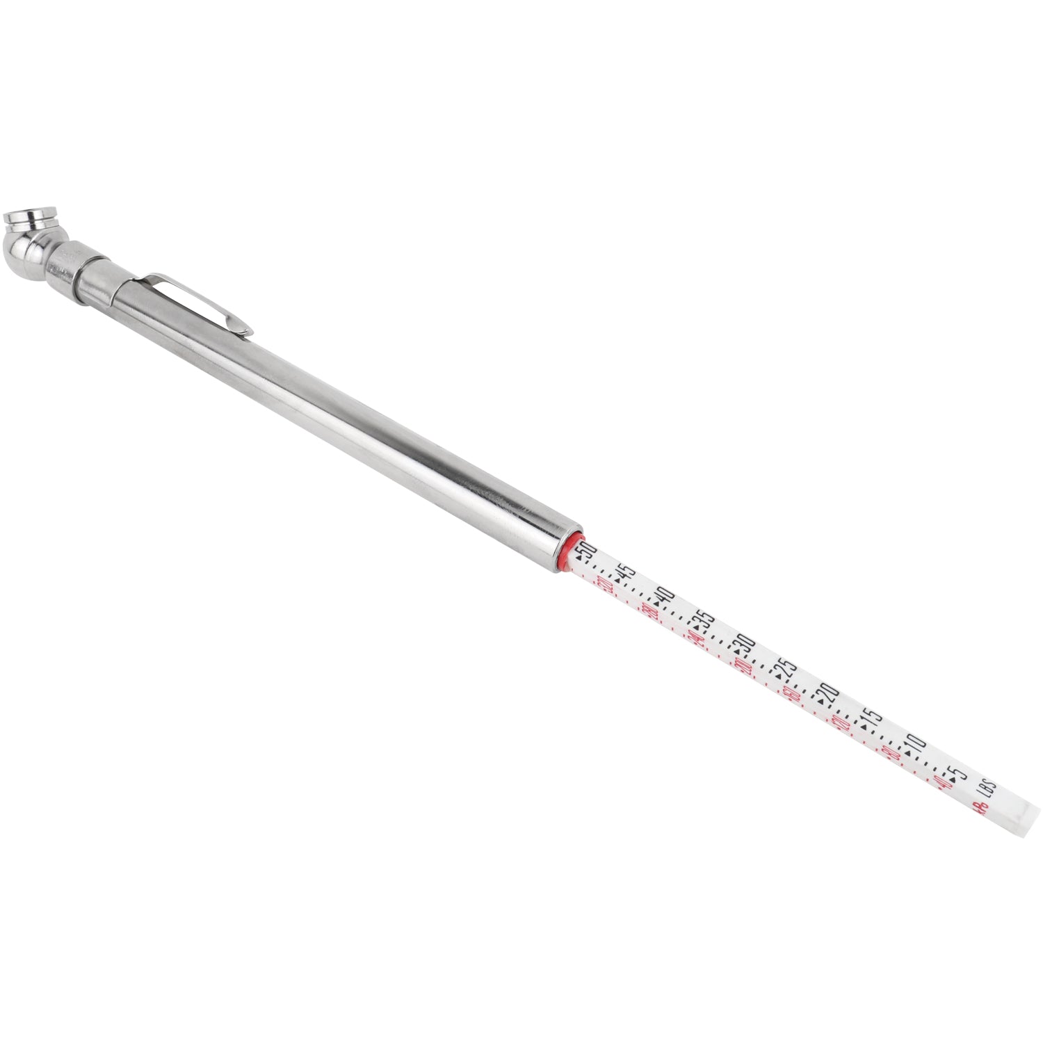 Tire Pressure Gauge, 5-50 PSI Single Ball-Head Air Chuck(Box of 100)