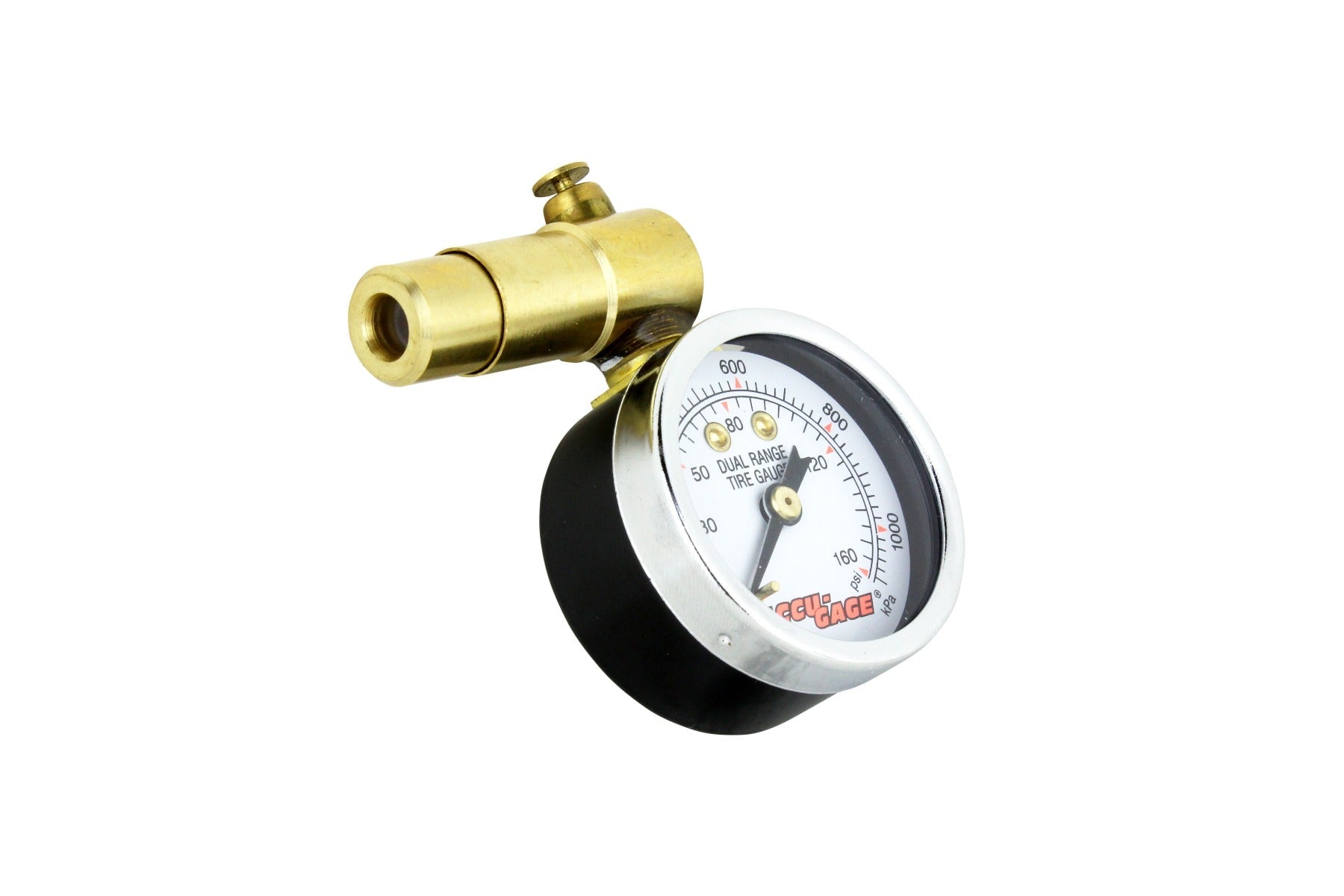 ACCU-GAGE® by Milton® Presta Valve Bike Tire Pressure Gauge with Bleeder Valve, for 0-160 PSI - ANSI Certified