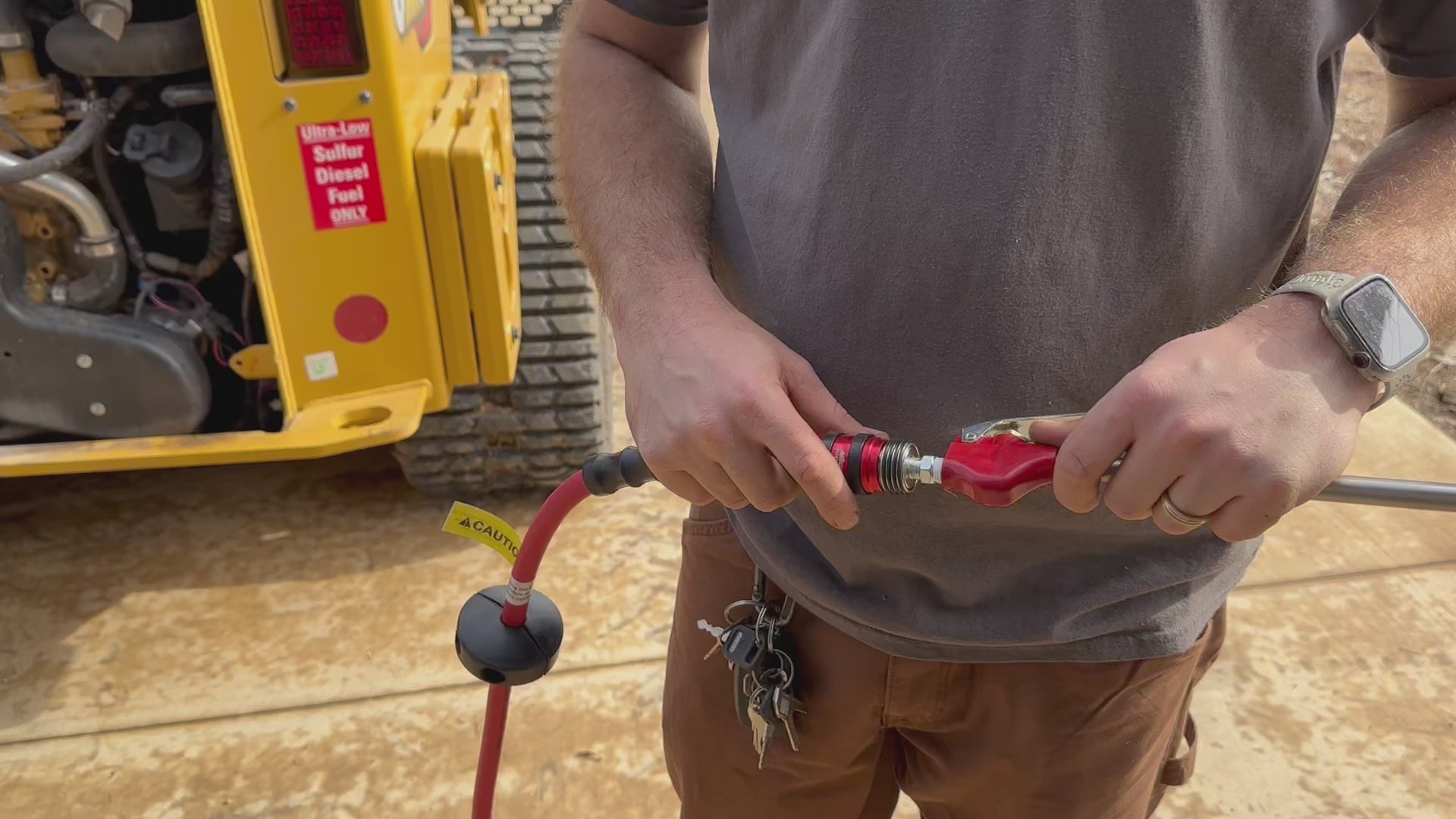 2 In ONE Universal Safety Exhaust Industrial Coupler, 1/4