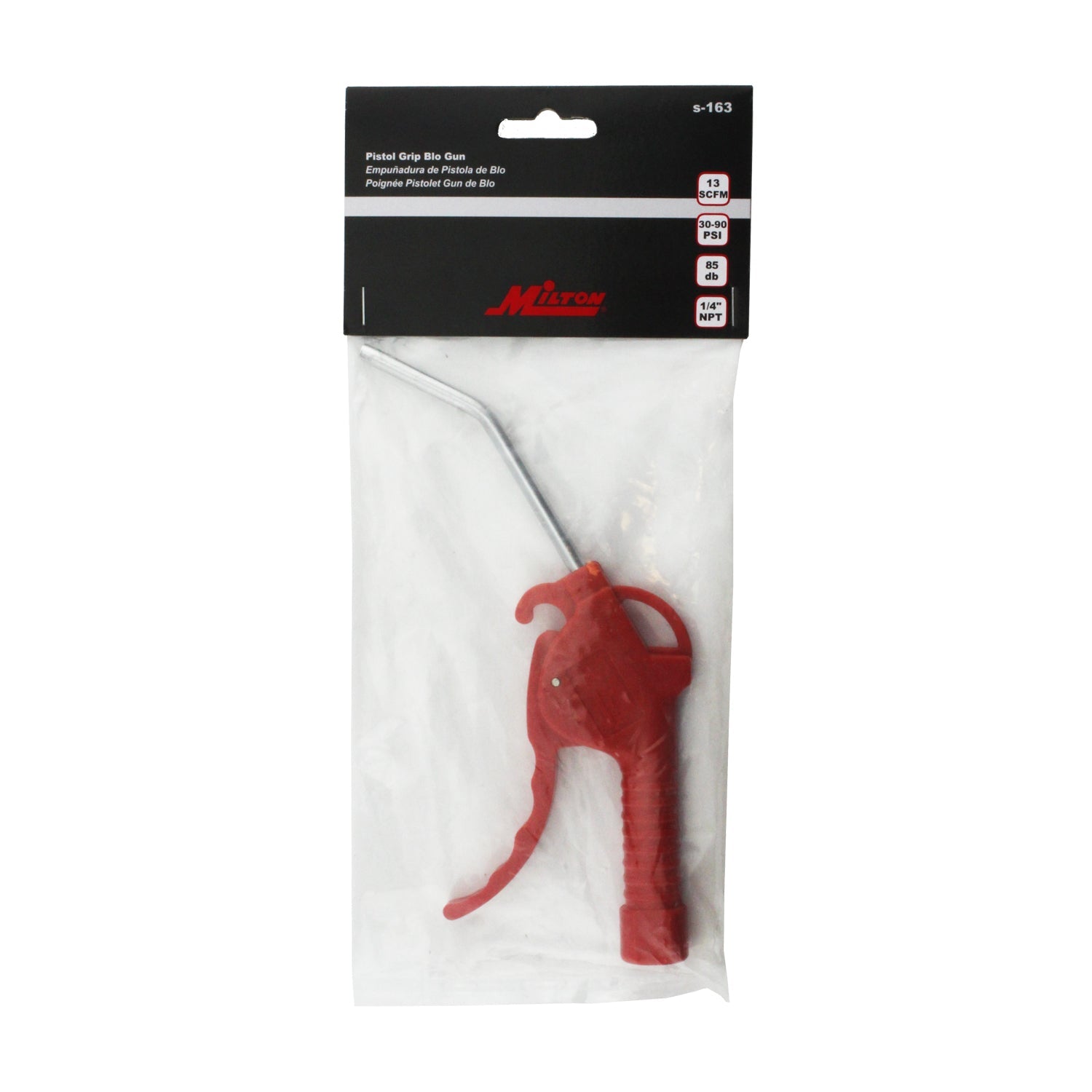 Lightweight Pistol Grip Blow Gun, 1/4