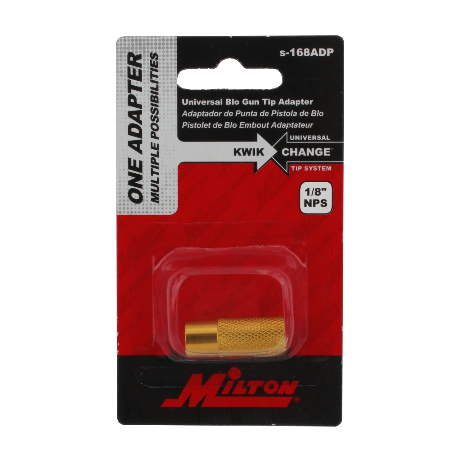 KWIK-CHANGE® Universal Blow Gun Tip Adapter (S-168ADP)