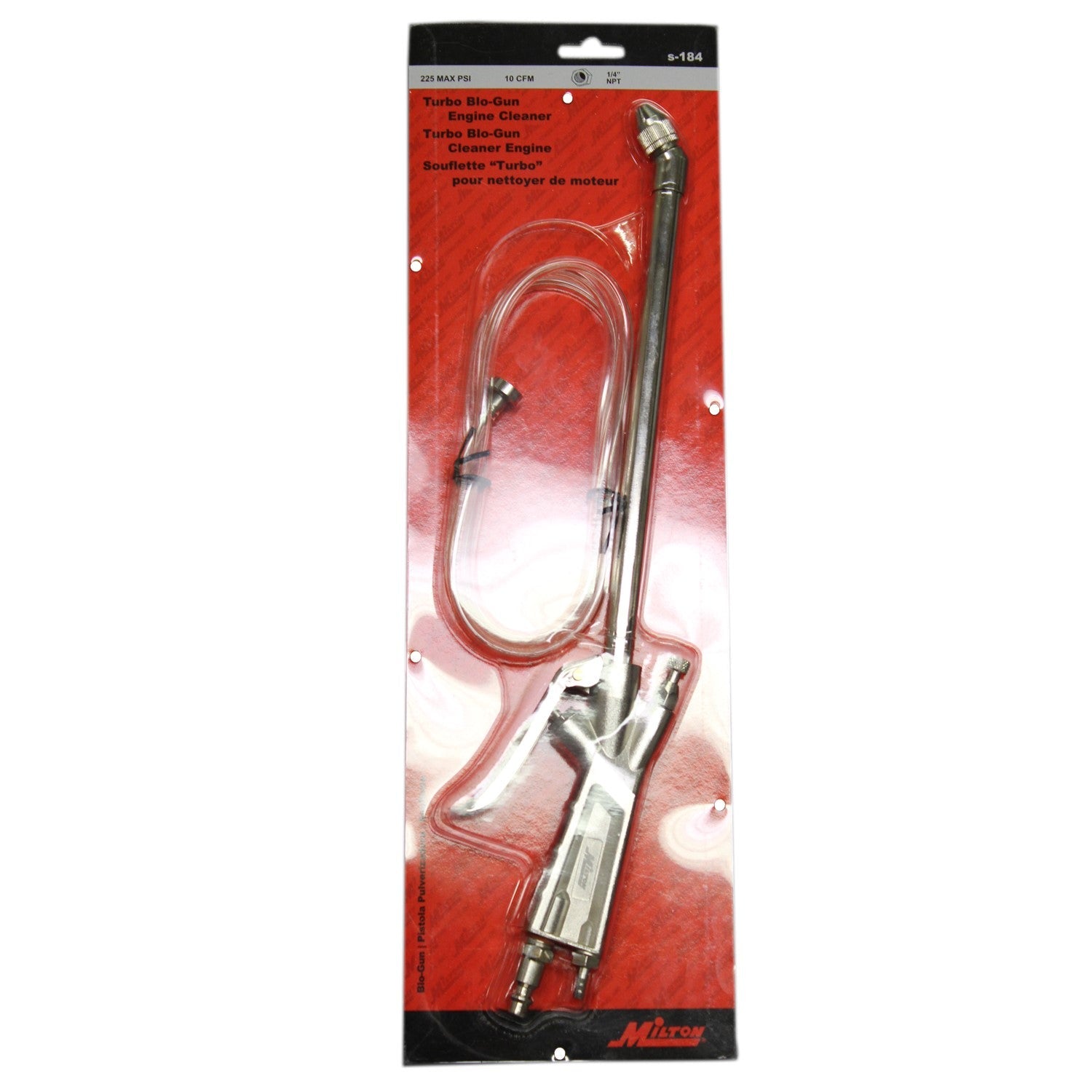 Turbo Siphon Spray Cleaning Blow Gun - 225 Max PSI (S-184)