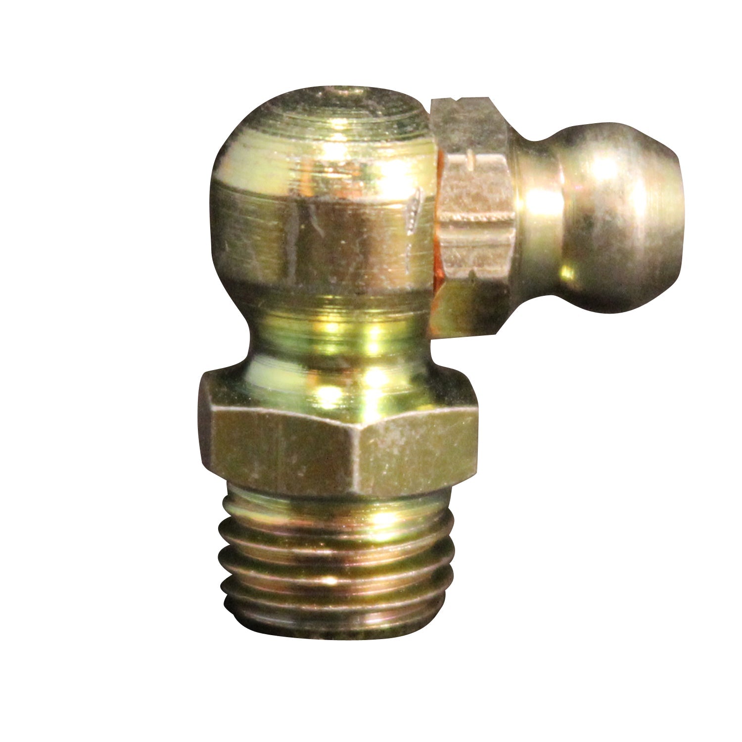 Metric M8 x 1 90-deg. Grease Fitting (Single Retail Pack)