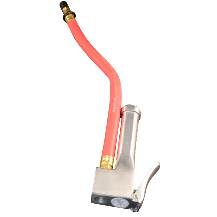 Bayonet Tire Inflator Gauge - Straight Air Chuck Head