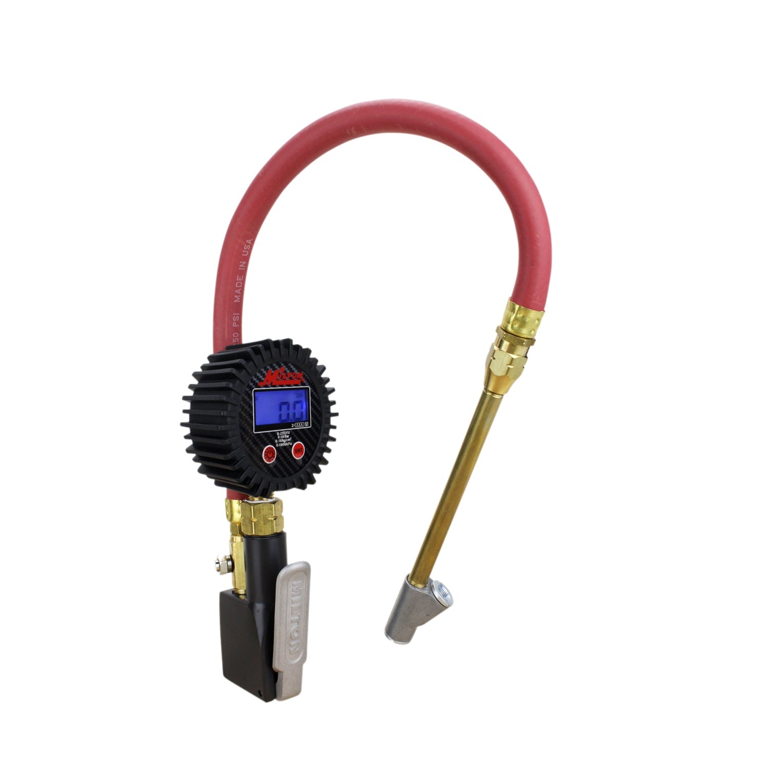 S-530 Compact Digital Tire Inflator with Pressure Gauge (255 PSI) - Air Chuck & 15