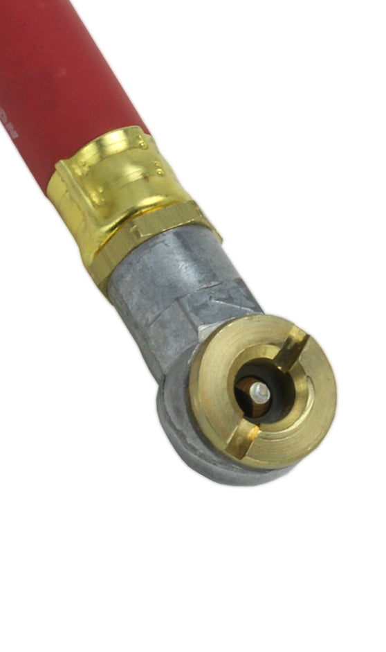 Pro Analog Tire Inflator/Pressure Pistol Grip Gauge, Ball Foot Chuck, 15