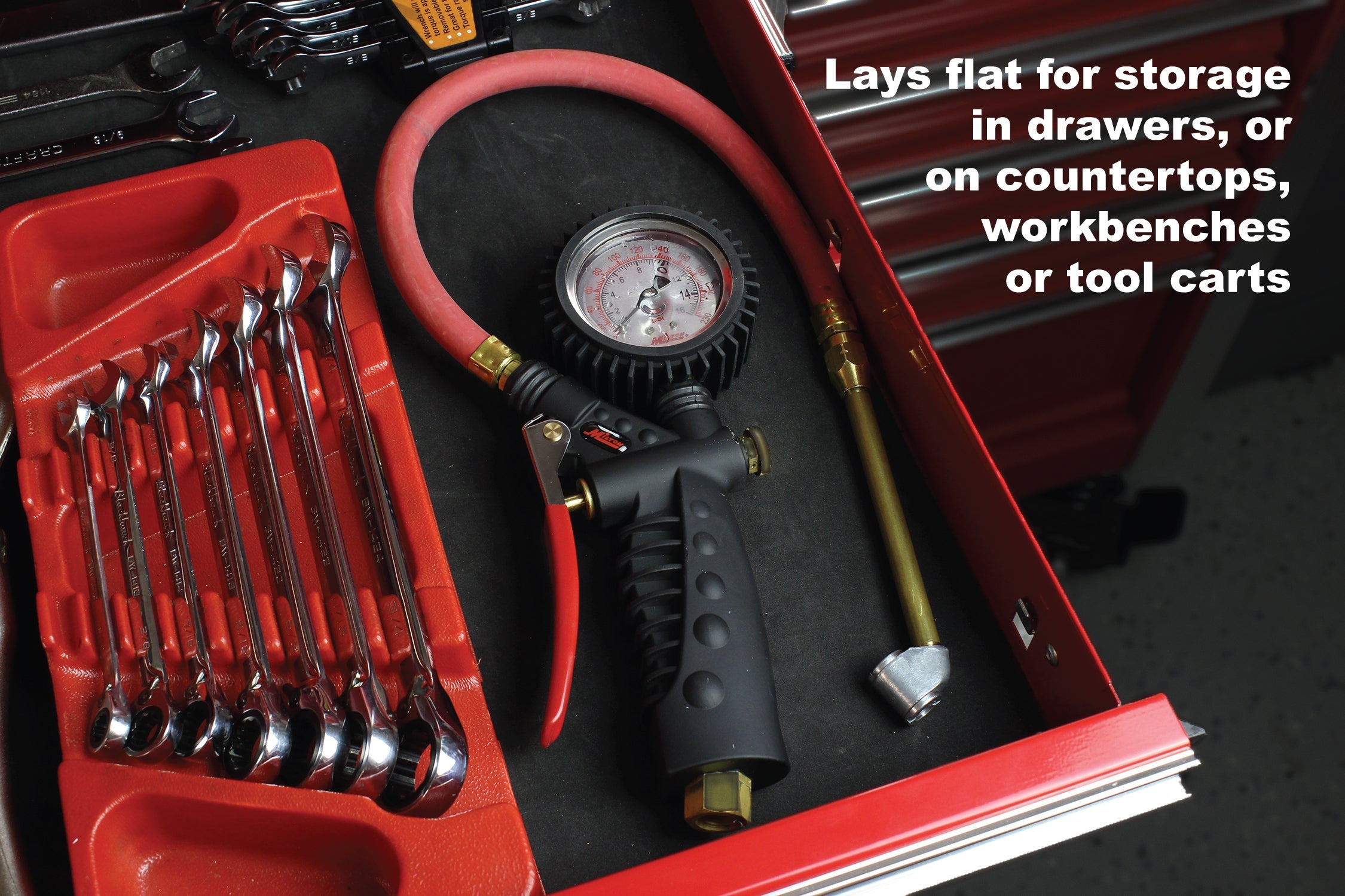 Pro Analog Tire Inflator/Pressure Pistol Grip Gauge, Classic Dual Head Chuck, 15