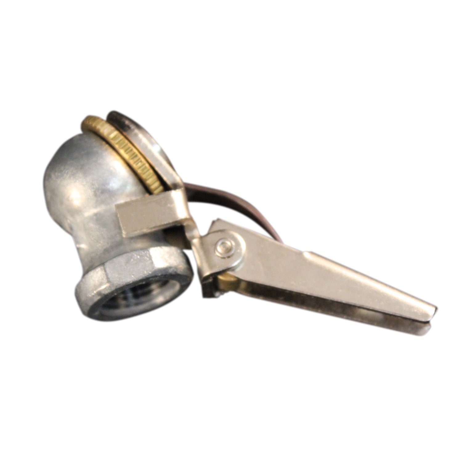 Closed Ball Single-Head Locking Air Chuck with Grip, 1/4