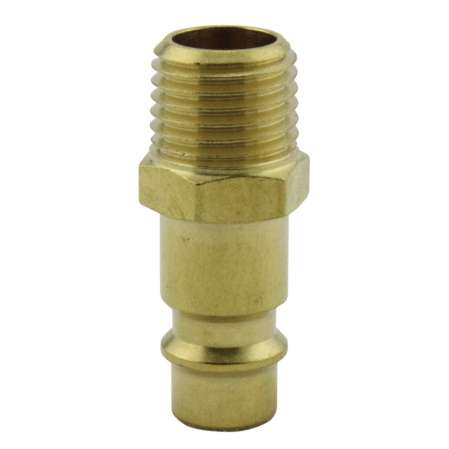 HIGHFLOWPRO® V-Style/Euro Interchange Brass Air Plug Fitting (High Volume Low Pressure Application)